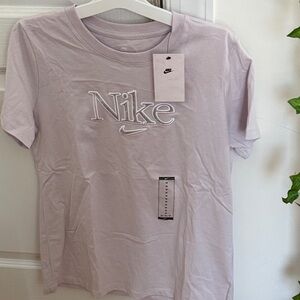 Nike Lavender Tee with Logo